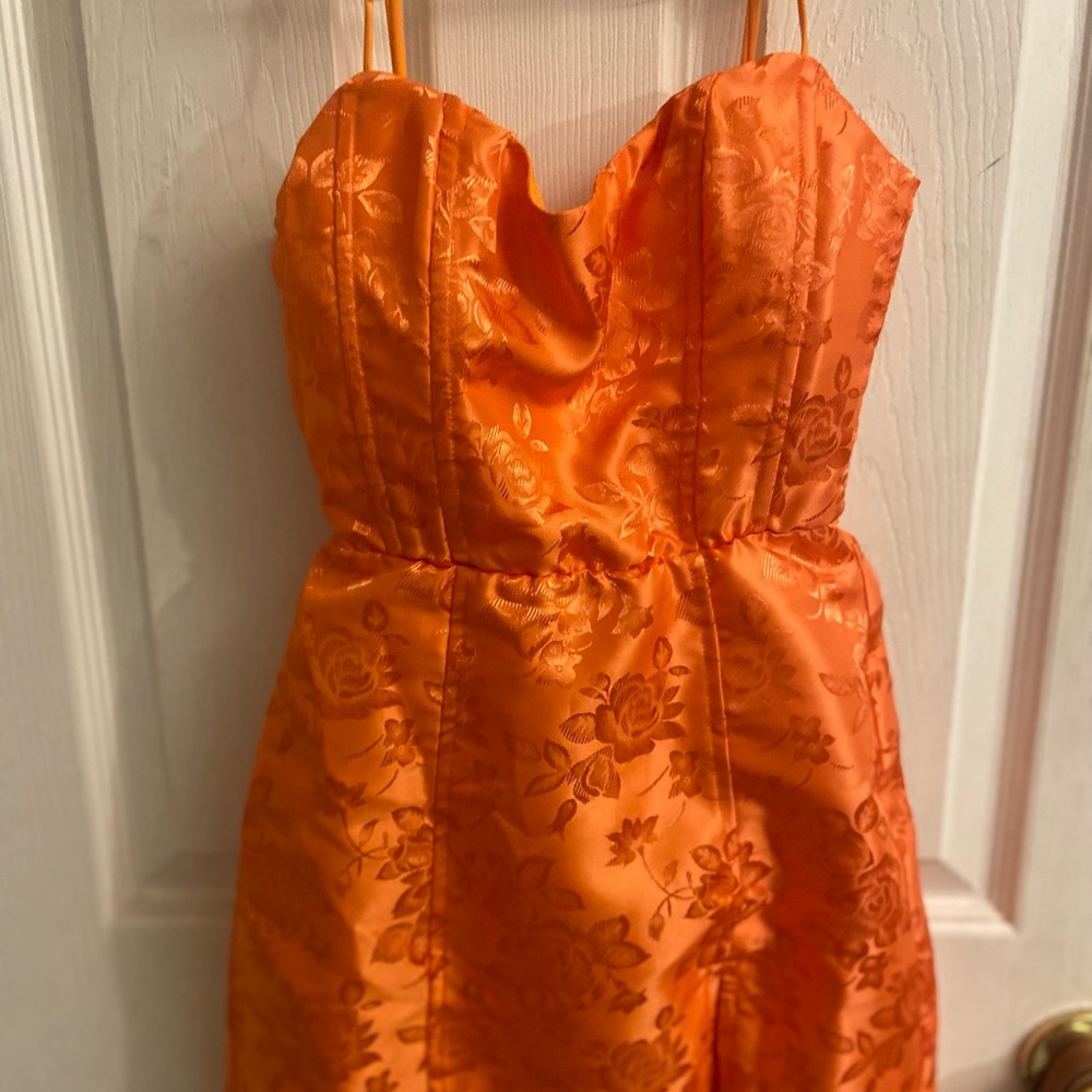 Brand new ( without tags - brand does not have style tags) mini orange dress